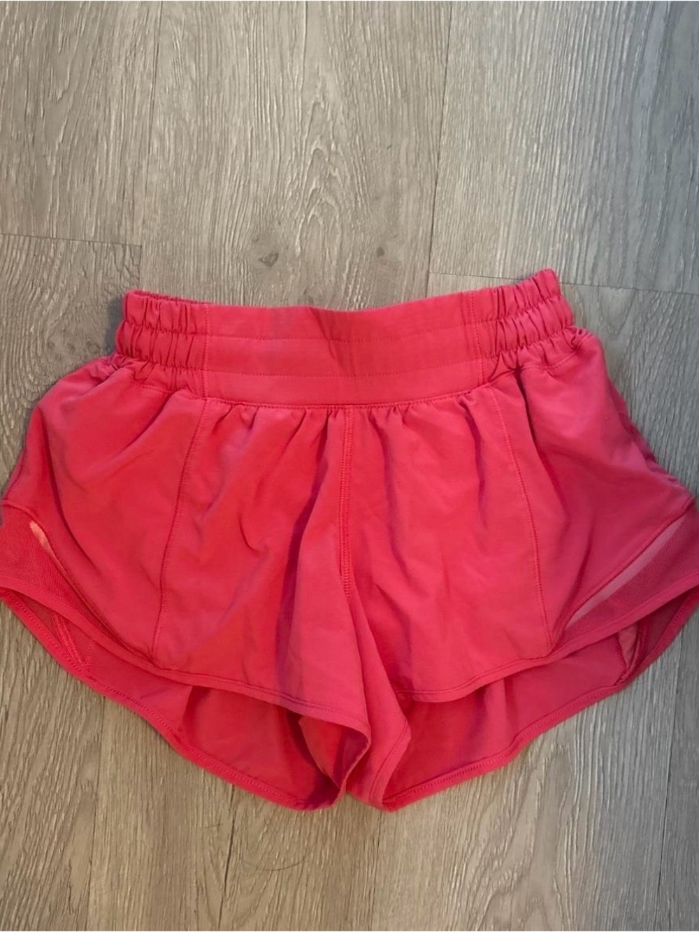 lululemon athletica Coral Pink Layered Athletic Shorts